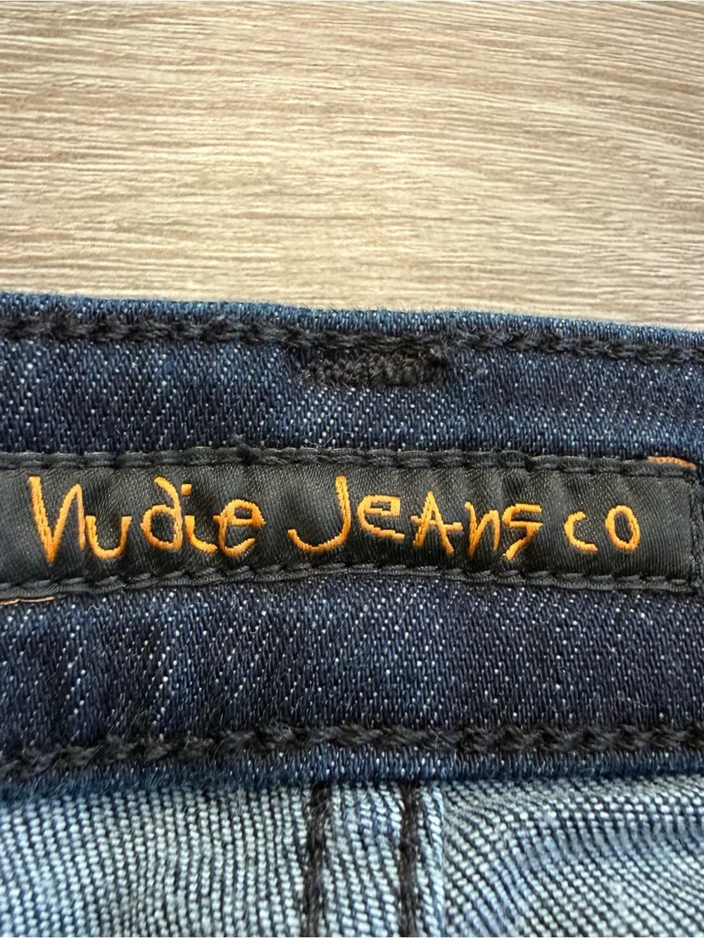 Nudie Jeans Thin Finn Indigo Dark Blue Organic Cotton  Mens Actual Size 30x31 - Picture 3 of 14